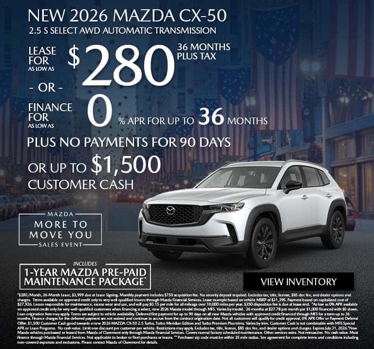 NEW 2026 MAZDA CX-50 