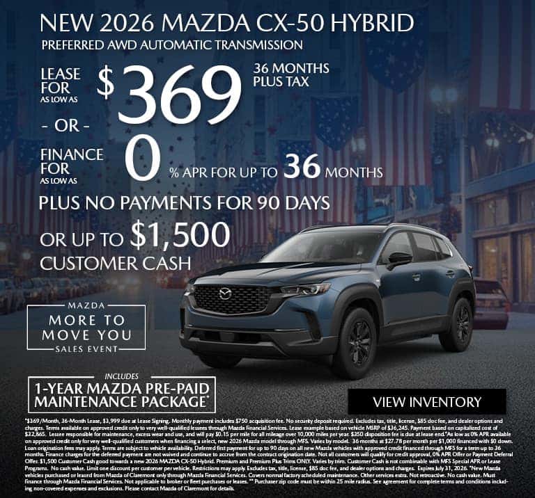 NEW 2026 MAZDA CX-50 Hybrid