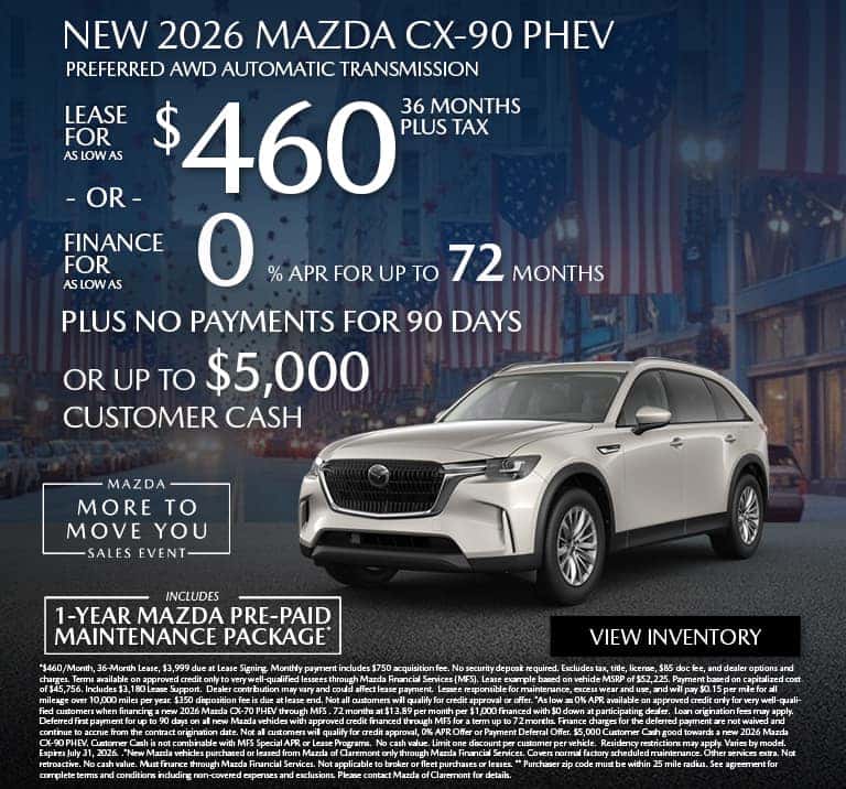 NEW 2026 MAZDA CX-90 PHEV