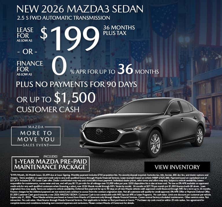 NEW 2026 MAZDA3 SEDAN