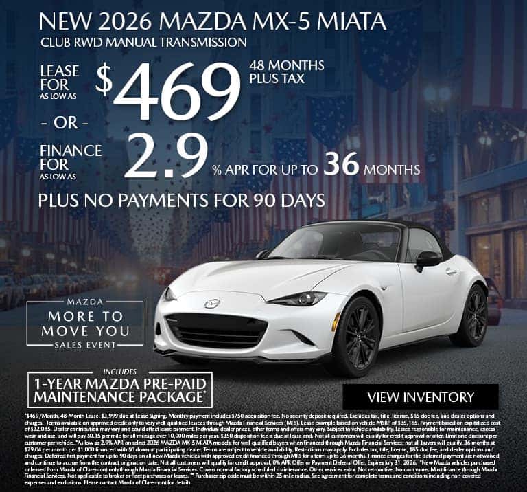 NEW 2026 MAZDA MX-5 MIATA 
