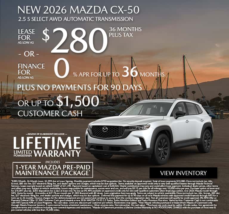 NEW 2026 MAZDA CX-50 