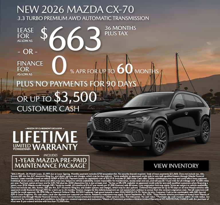 NEW 2026 MAZDA CX-70 