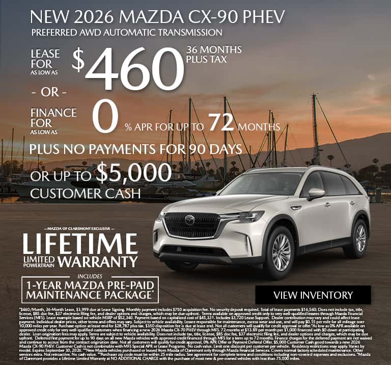 NEW 2026 MAZDA CX-90 PHEV