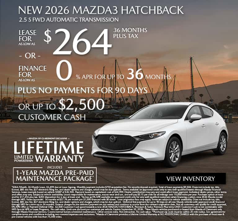 NEW 2026 MAZDA3 HATCHBACK