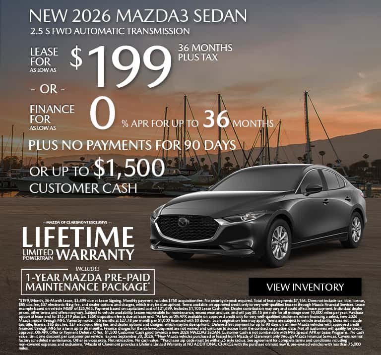 NEW 2026 MAZDA3 SEDAN
