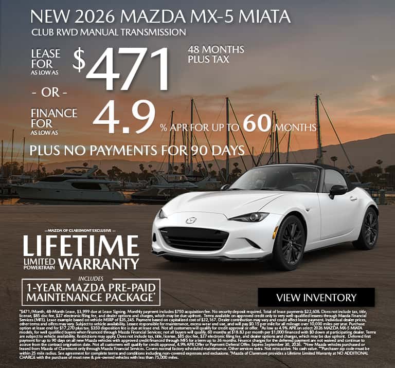 NEW 2026 MAZDA MX-5 MIATA 