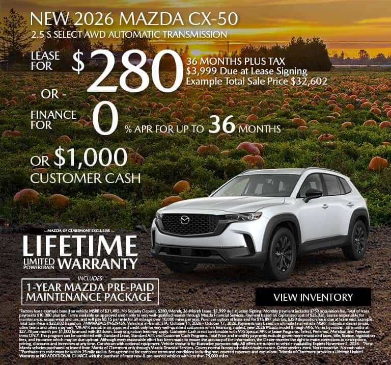 NEW 2026 MAZDA CX-50 