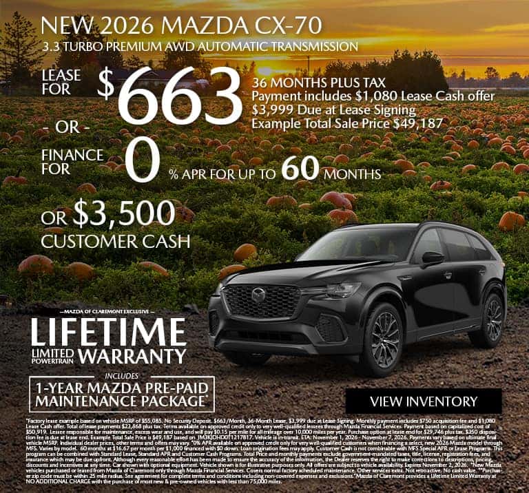 NEW 2026 MAZDA CX-70 