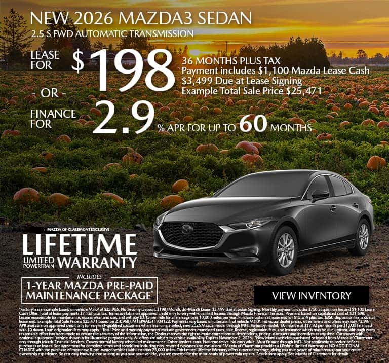 NEW 2026 MAZDA3 SEDAN