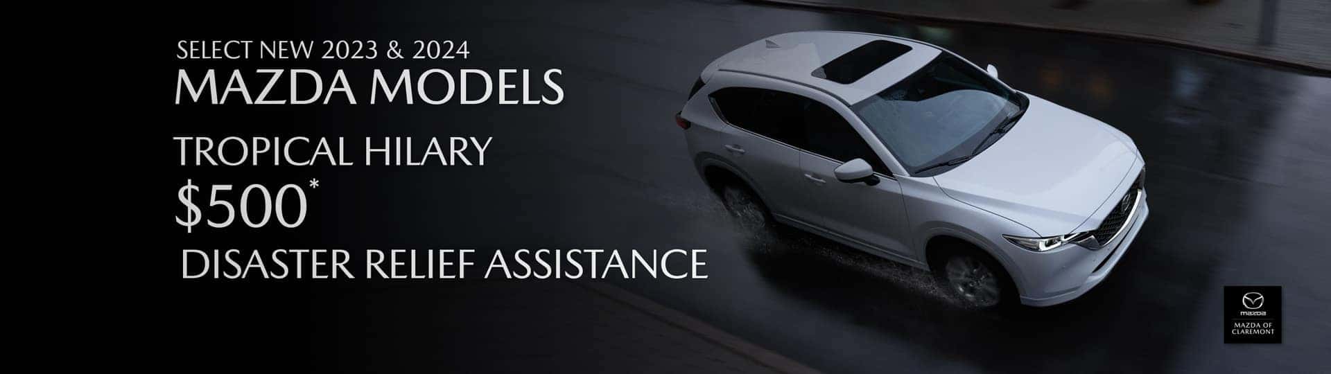 Mazda of Claremont Tropical Storm Hilary Relief Assistance