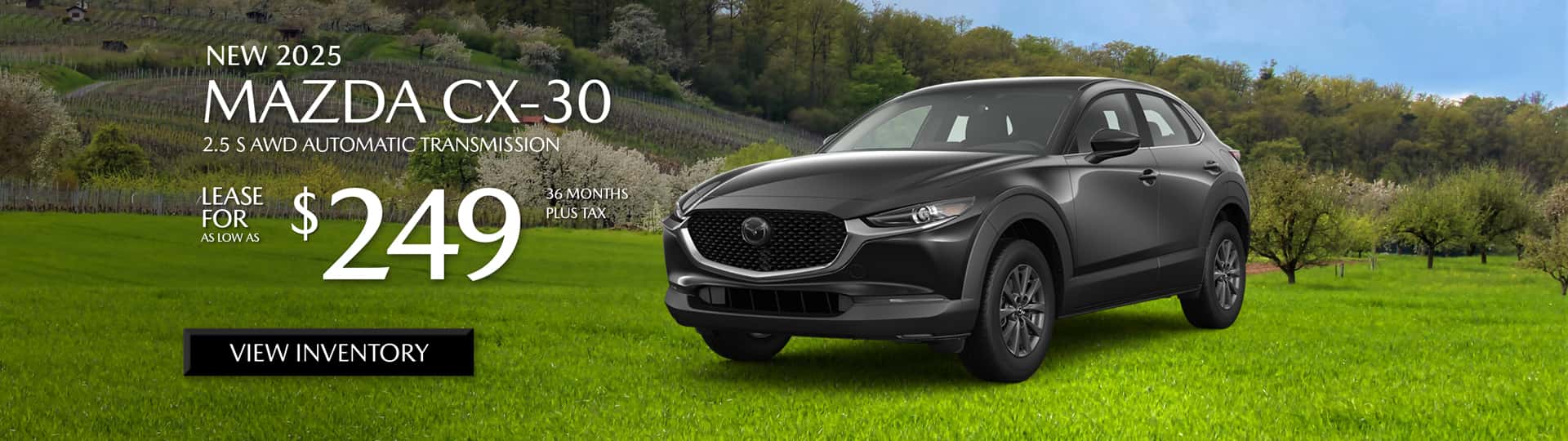 Special lease offer on CX-30 at Mazda of Claremont