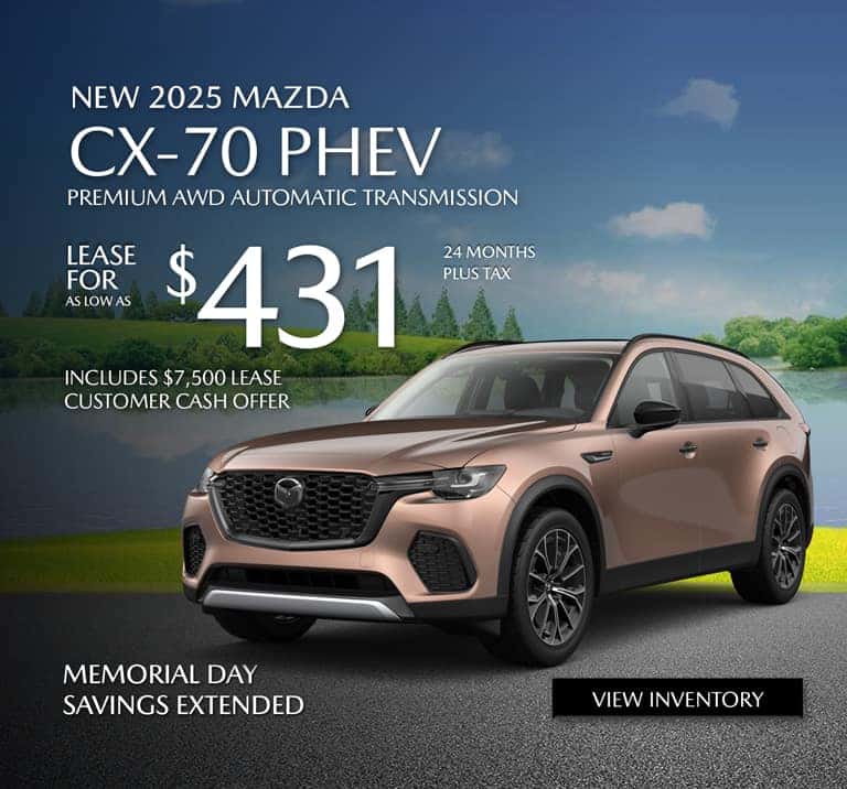 NEW 2025 MAZDA CX-70 PHEV