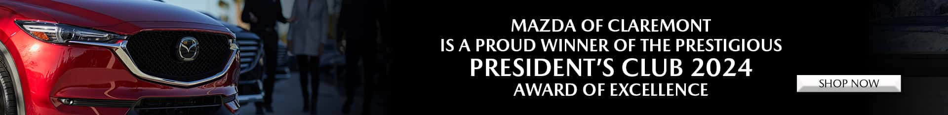 Mazda of Claremont wins President's Club 2024 Award