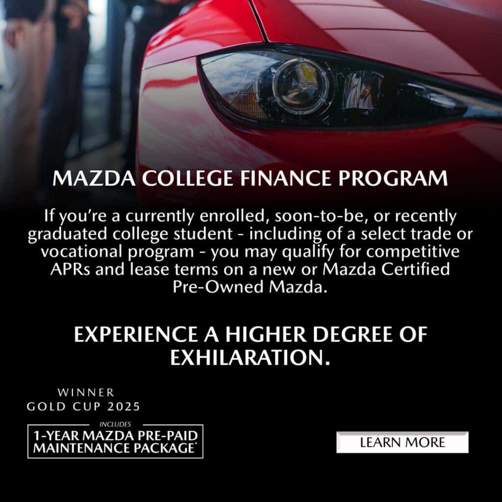 Mazda College Finance Program