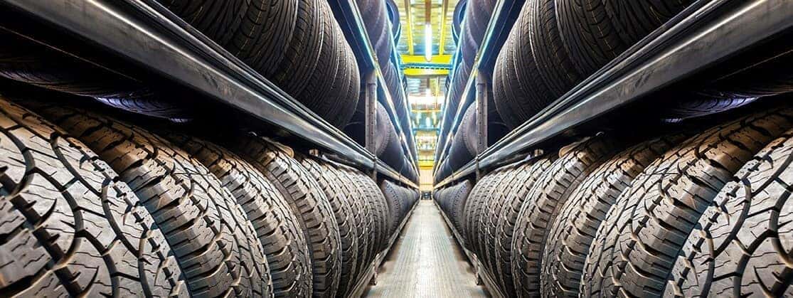 Row of tires