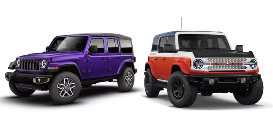 2026 Jeep Wrangler vs 2026 Ford Bronco