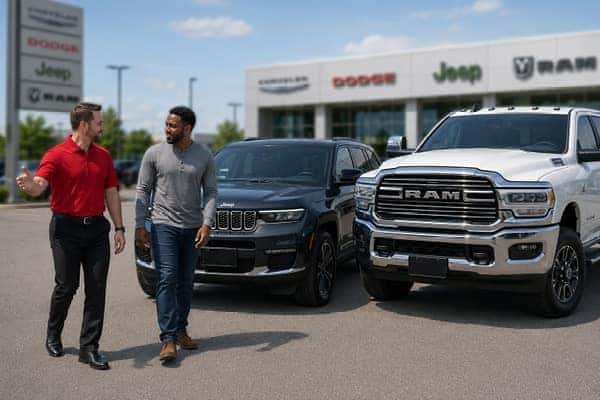 Trucks in Lot