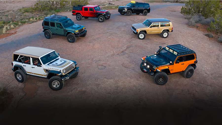 Towing Jeeps