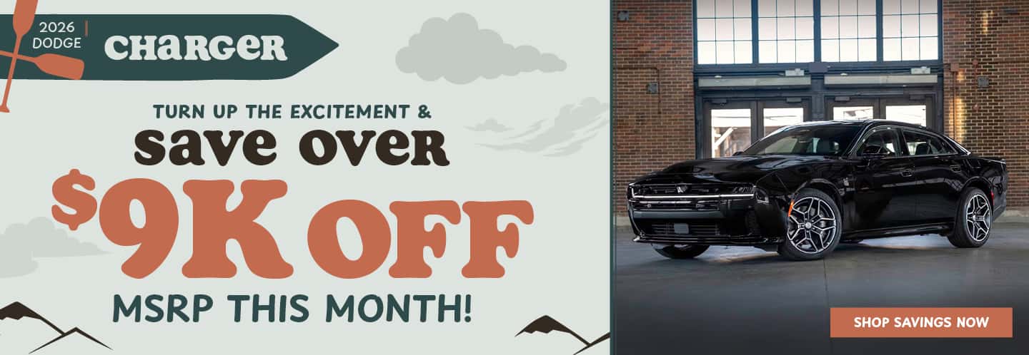 2026 Dodge Charger - August Savings Offer Desktop Slide