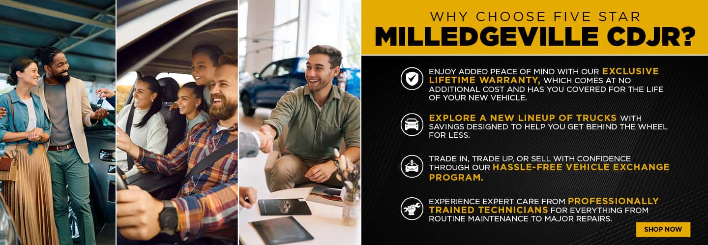 Why Choose Milledgeville CDJR - Evergreen Desktop Slide