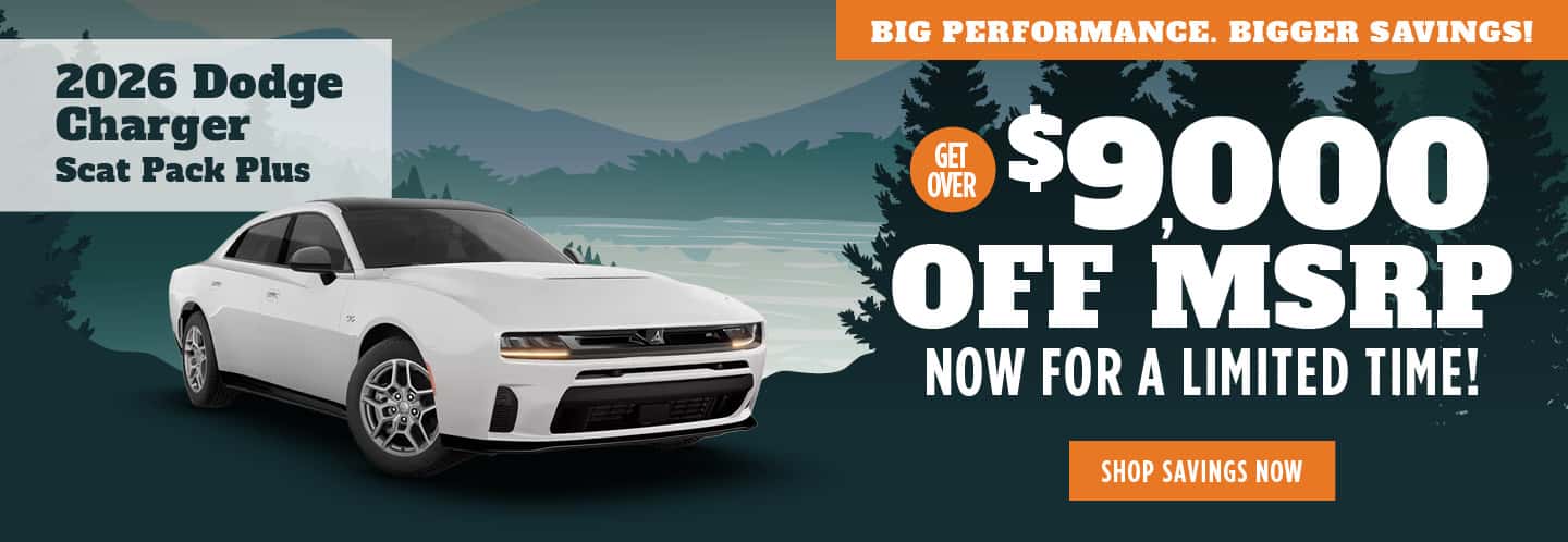 2026 Dodge Charger Scat Pack Plus - September Savings Desktop Slide