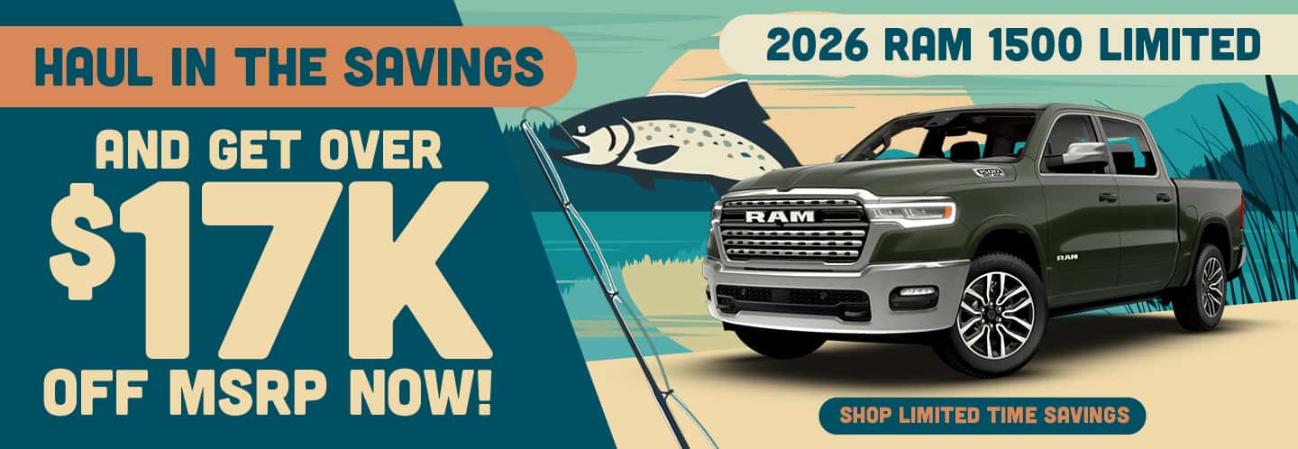 2026 Ram 1500 Limited October Savings Desktop Slide