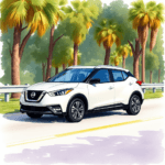 2026 Nissan Kicks driving on a Jacksonville Highway