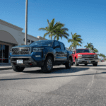Trucks on the Road: Nissan and Chevy