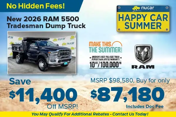 2026 RAM 5500 Tradesman Dump Truck