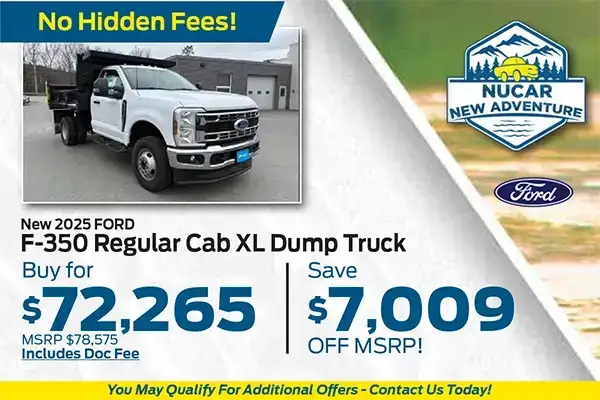 New 2025 Ford F-550 SuperCab XL Dump Truck
