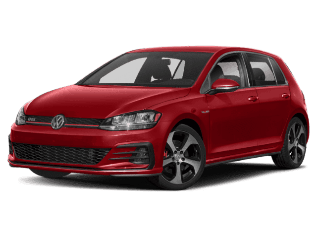 2021 VW GTI red angle
