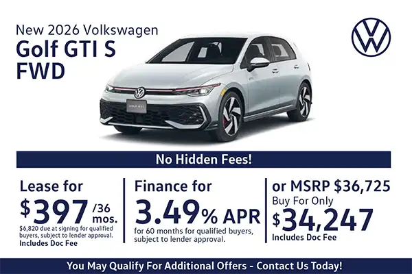 26 Volkswagen Golf Special