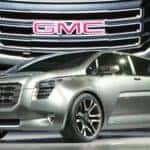 Silver GMC Concept Vehicle
