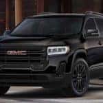 Black GMC Acadia SUV Outside