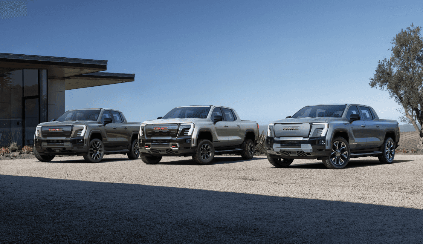 2025 GMC Sierra EV Elevation, 2025 GMC Sierra EV AT4, 2024 GMC Sierra EV Denali Edition 1