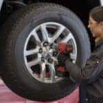 Sterling Gray Metallic Chevrolet Silverado 1500 2025 Tire Maintenance