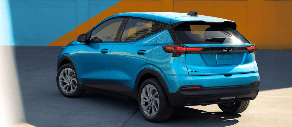 2027 Chevy Bolt in Blue