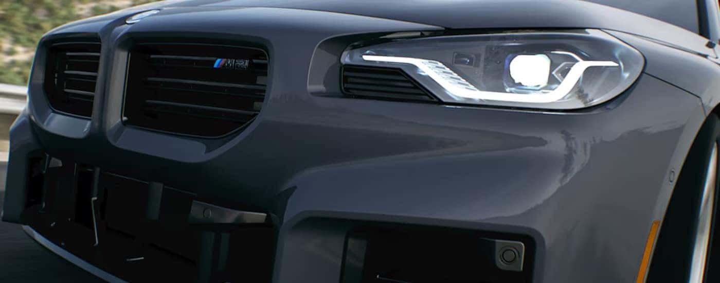 Front of a gray 2025 BMW M2