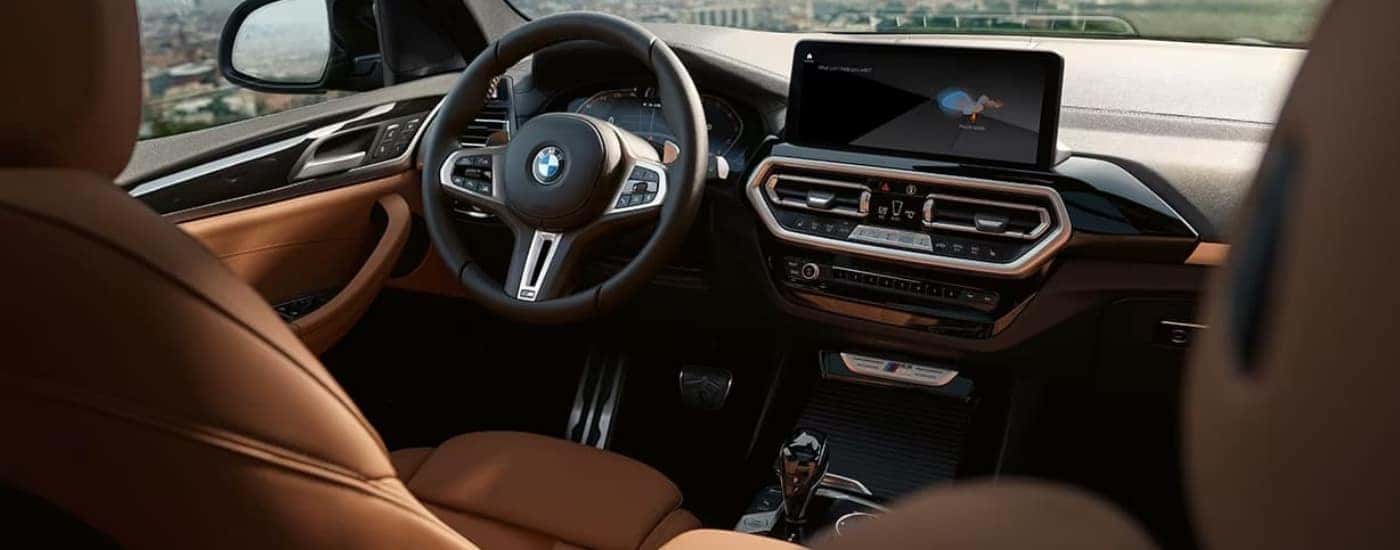 Infotainment and digital gauge cluster on a 2026 BMW X3