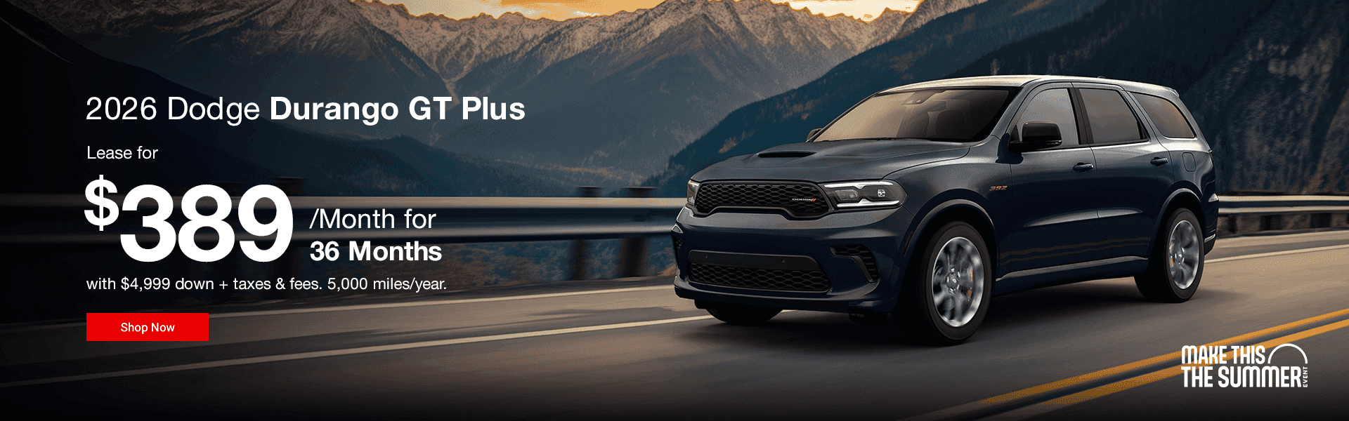 2026 Dodge Durango GT Plus