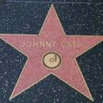 Johnny Cash star on Hollywood Walk-of-Fame