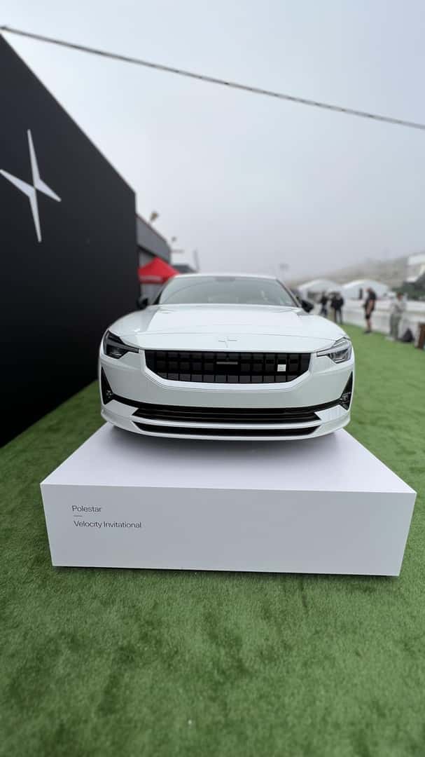 Polestar car on display