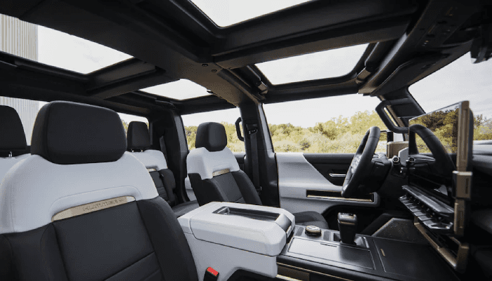 New hummer on sale ev interior