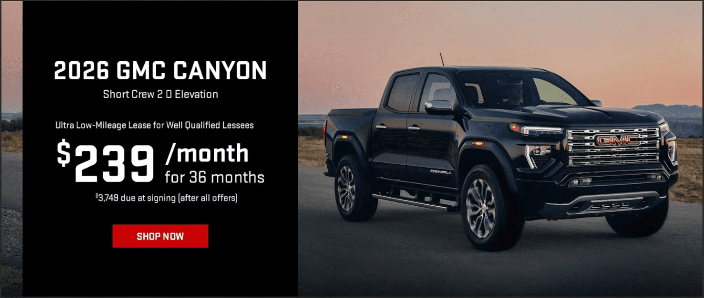 2026 GMC Canyon Lease Special