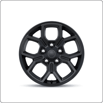 17-Inch Painted Black Wheels