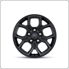 17-Inch Painted Black Wheels