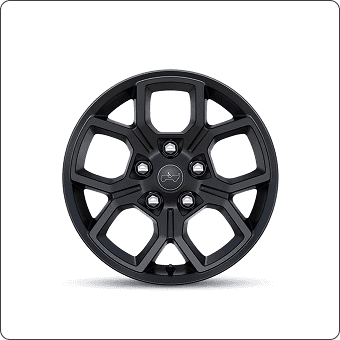 17-Inch Painted Black Wheels