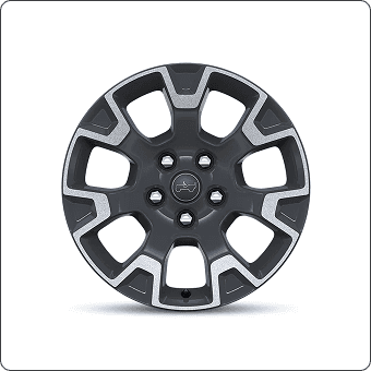 18-Inch Machined Painted Gray Wheels