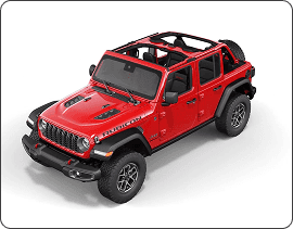 BLACK SUNRIDER FLIP TOP FOR HARD TOP